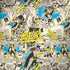 DC Comics Batman Batgirl Vintage Action pose pattern Surface Book 2 13.5in Skin